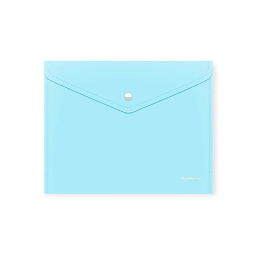Picture of A5+ BUTTON ENVELOPE SOLID PASTEL BLUE